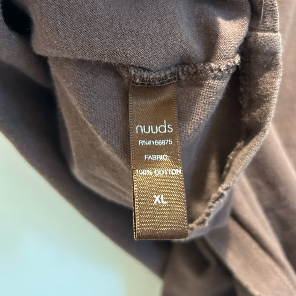 Nuuds Everyday T-Shirt Vintage Cotton - Coffee - XL - Picture 6 of 7